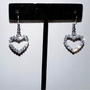 Diamond Heart Earrings